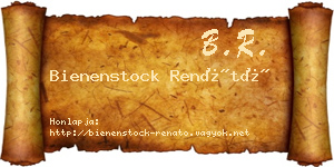 Bienenstock Renátó névjegykártya